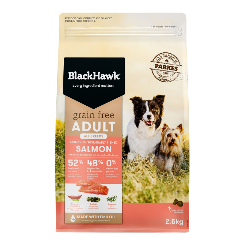 Black Hawk Grain Free Salmon Adult