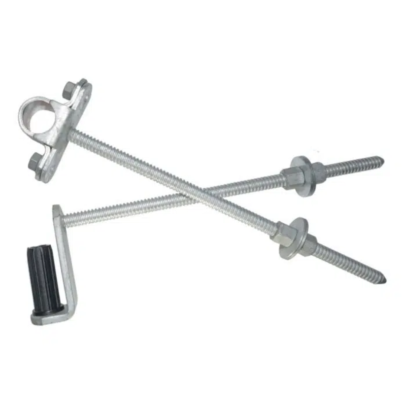 Bolt Through Timber Post Hinge Set
