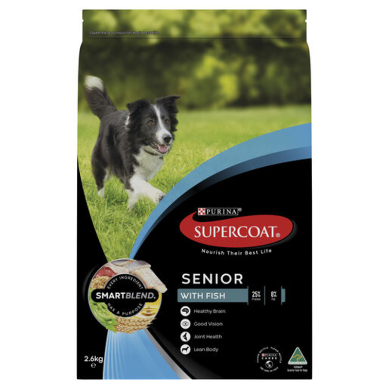 Supercoat Senior 7+ Fish 18kg