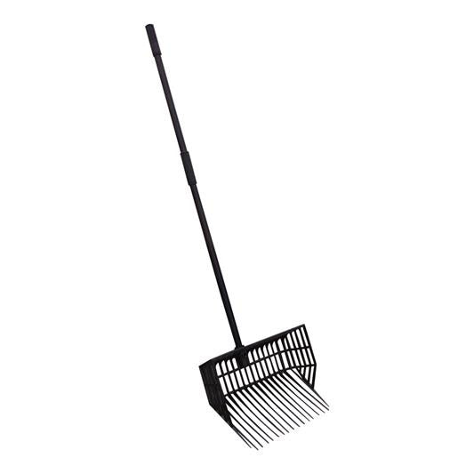 Basket Stable Fork - 18 tine Black