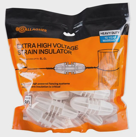 High Voltage Strain Insulator White Pack 30 #2