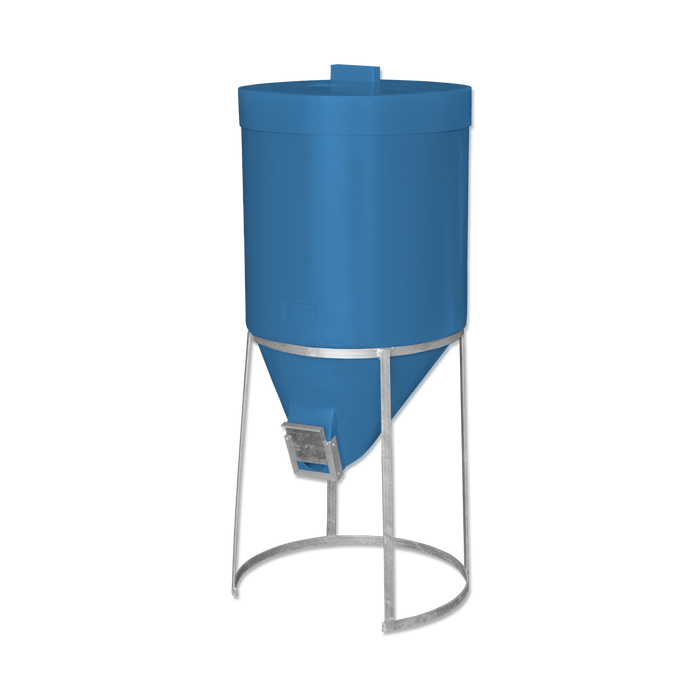 Silo 200 litre with Lid & Gal Stand, 200 litre - Teal