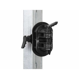 Steel Post Pinlock Insulator Black Pack 25
