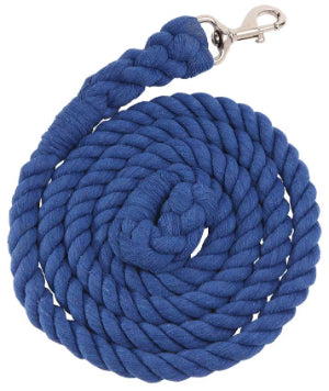 Lead Rope Cotton 6' NP Snap Ass Colours