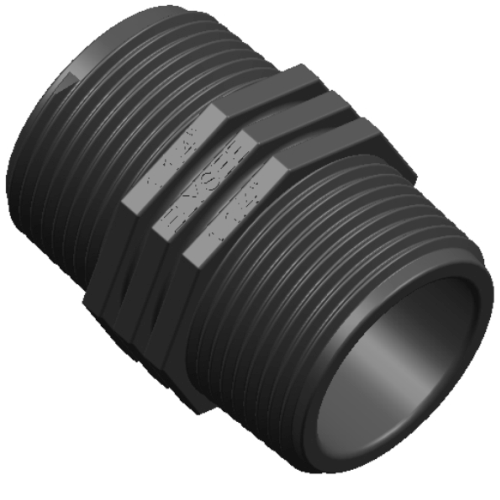 Poly Threaded Nipple
