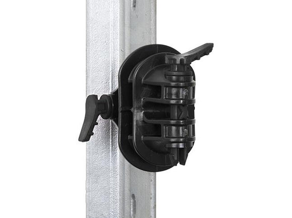 Steel Post Pinlock Insulator Black Bulk Pack 150