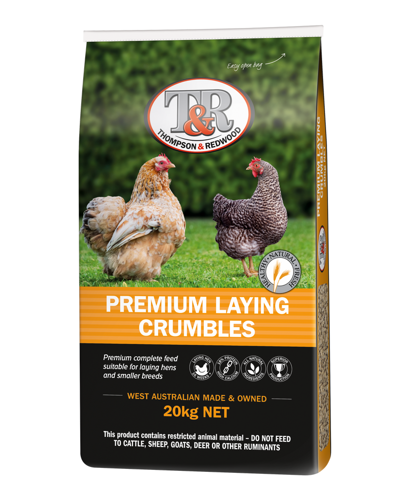 T&R Premium Laying Crumbles 20kg
