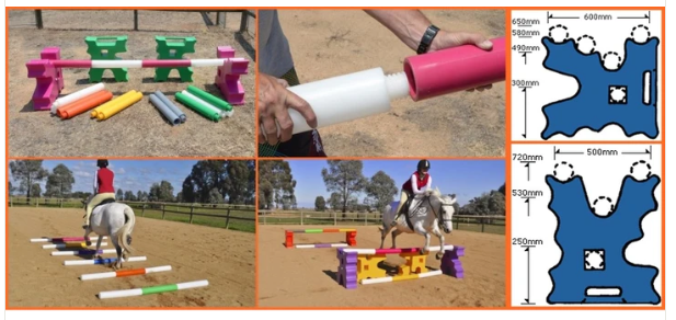 Cavaletti Jump Block Pair