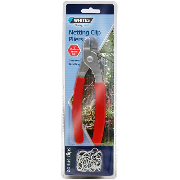 Pliers Netting Clips Red Handle