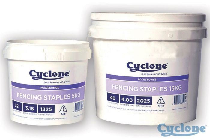 Cyclone Staples 50mm  x 4mm 500gm