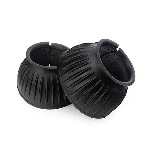 Ribbed Bell Boots Double Velcro