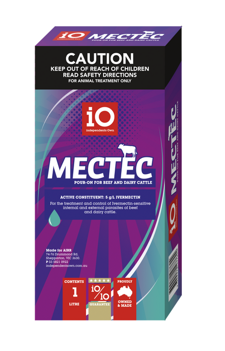 iO Mectec pour on Cattle 5g/L Ivermectin