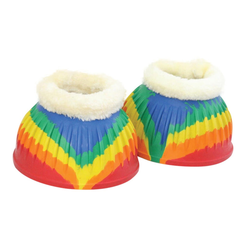 Bell Boots Velcro w/Fleece Rainbow