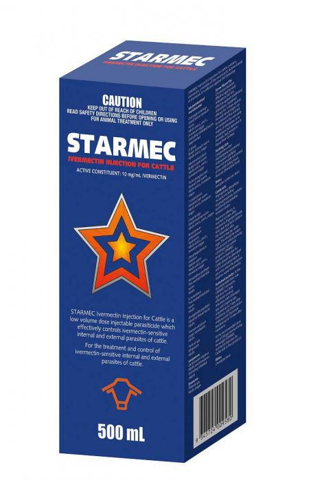 Starmec Cattle Ivermectin Inj 500mls